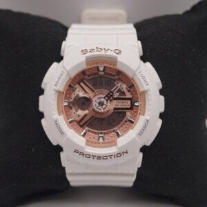 Baby G 5338 White/Rose Women's Analog/Digital Watch